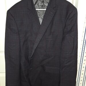 Men's Lauren Ralph Lauren Black Plaid Blazer